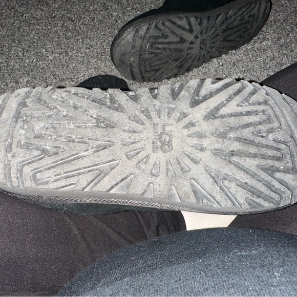 UGG Black Knit Boots - Picture 9 of 10